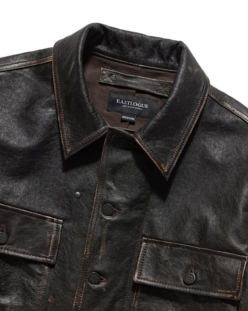 Eastlogue - Kw M43 Leather Jacket (Vintage Black) product image 5 | TRAB K-Fashion Australia