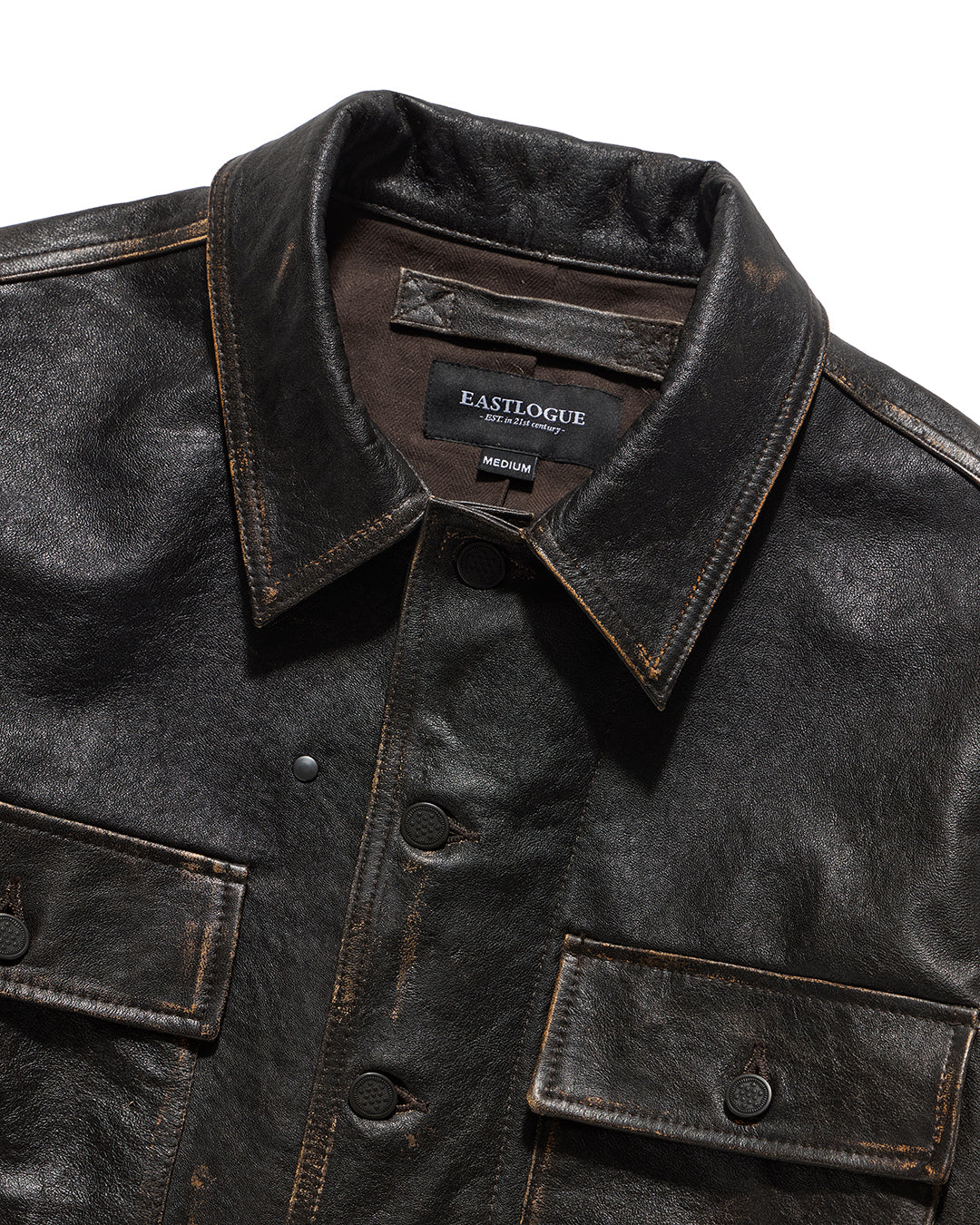 Eastlogue - Kw M43 Leather Jacket (Vintage Black) product image 5 | TRAB K-Fashion Australia