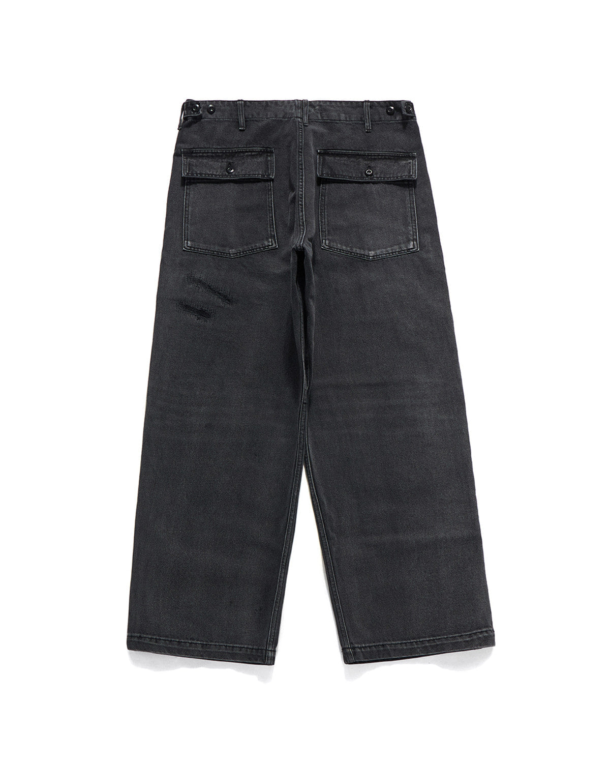 Eastlogue - Damaged Fatigue Pants (Black Denim) product image 8 | TRAB K-Fashion Australia