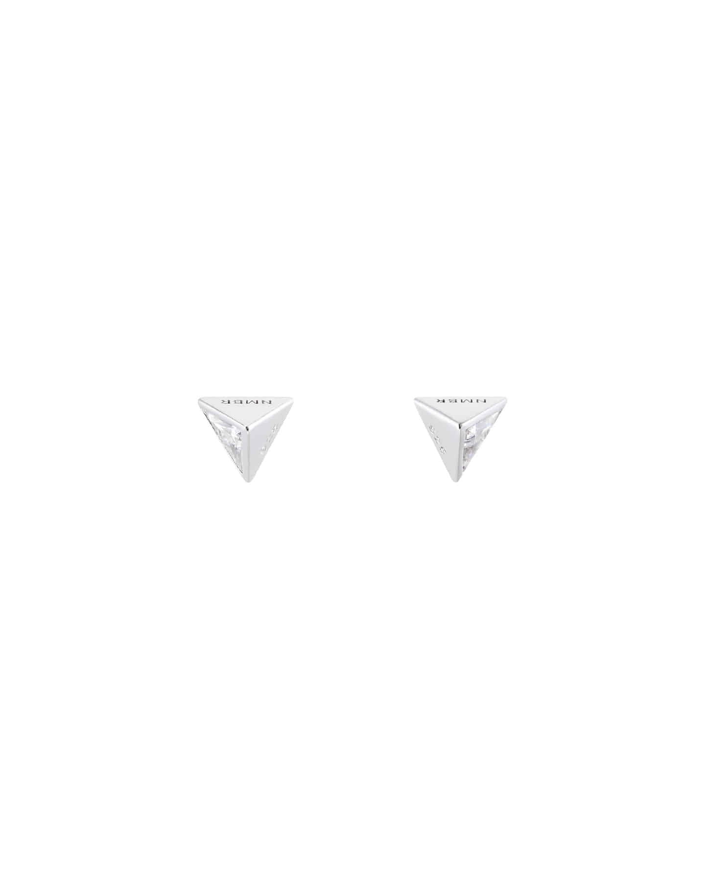 Numbering - Triangle Stud Earrings #3193 product image 3 | TRAB K-Fashion Australia