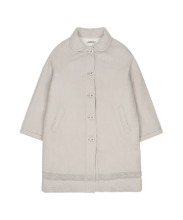 Coyseio - Soft Stitch Padded Coat (Light Beige) product image 1 | TRAB K-Fashion Australia