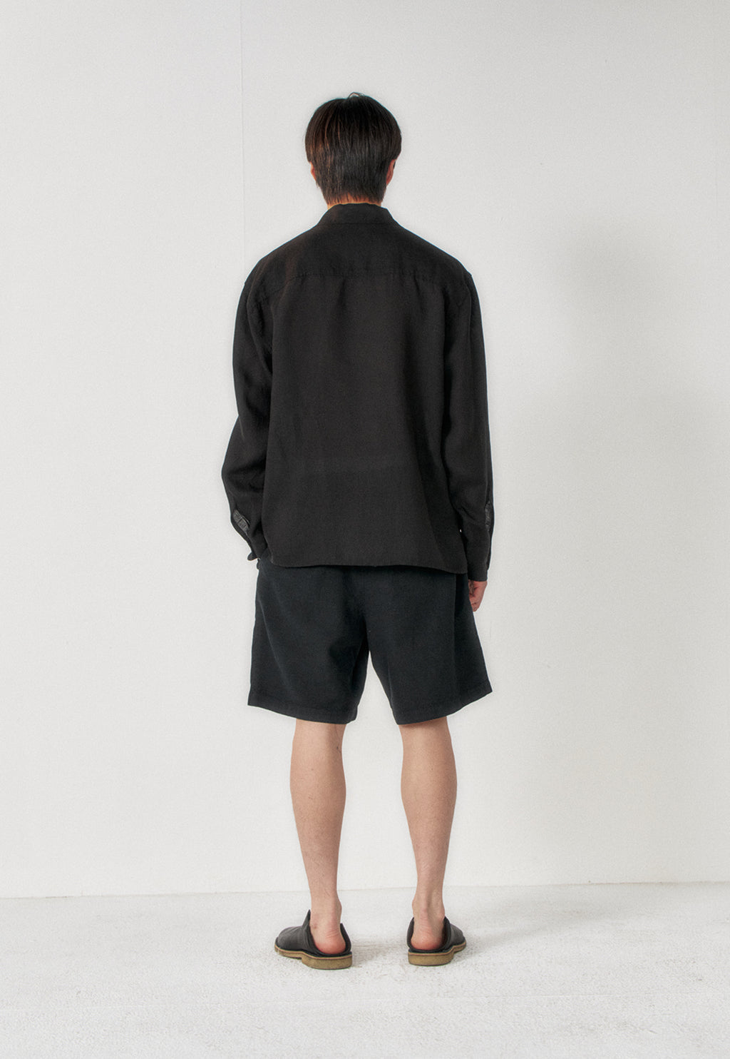 Art if acts - Linen Two Pocket Shirt (Black) product image 5 | TRAB K-Fashion Australia