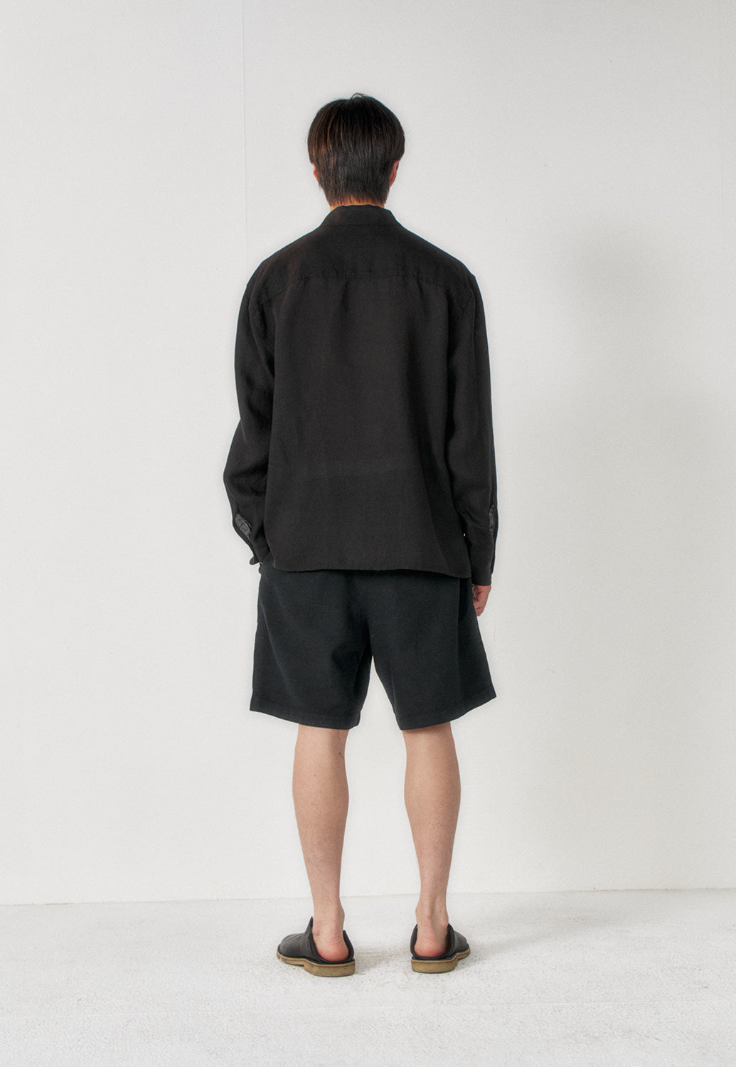 Art if acts - Linen Two Pocket Shirt (Black) product image 5 | TRAB K-Fashion Australia