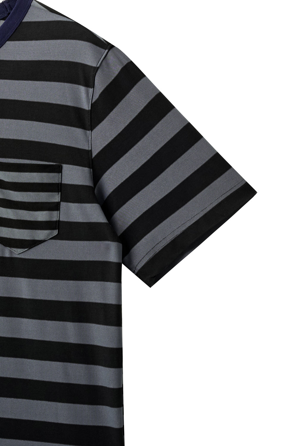 Hatchingroom - Triple Pocket Tee Stripe (Graphite) product image 5 | TRAB K-Fashion Australia