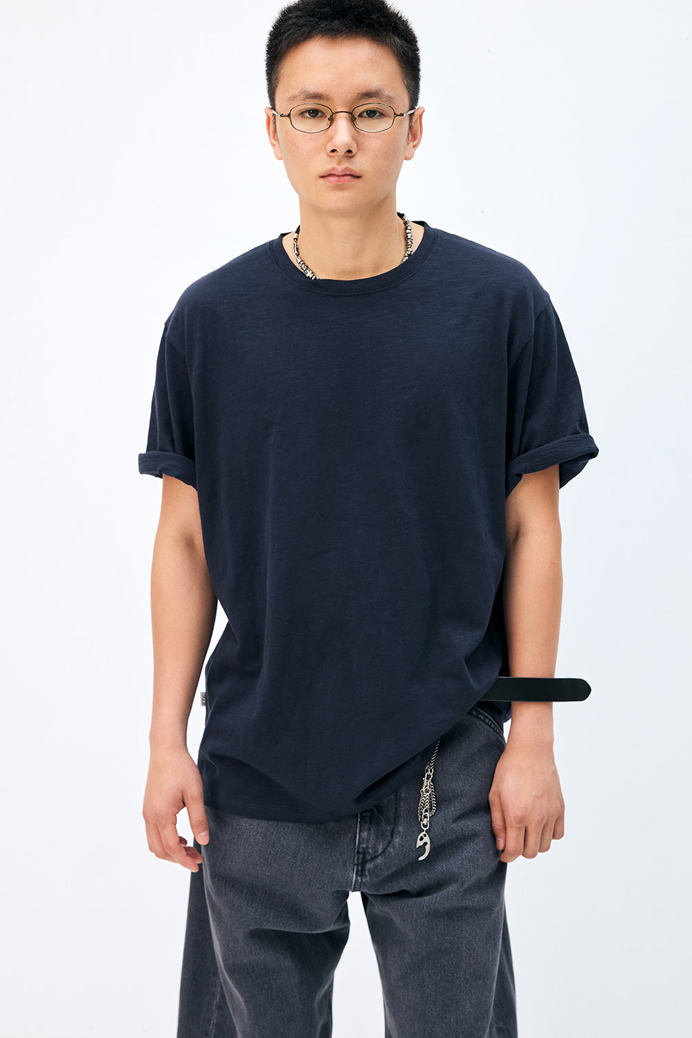 Hatchingroom - Base Tee Slub Dark (Navy) product image 8 | TRAB K-Fashion Australia