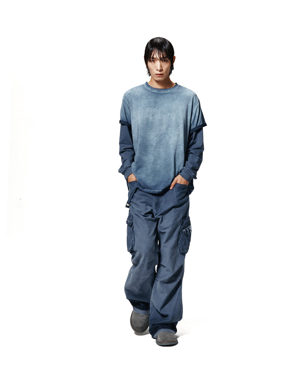 XLIM - Ep.8 03 Trousers (Navy) product image 11 | TRAB K-Fashion Australia