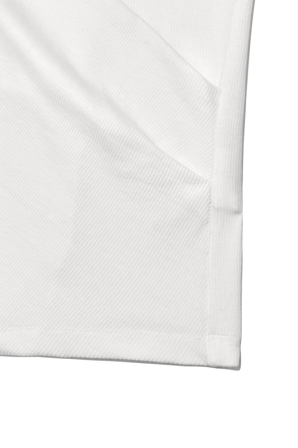 Matin Kim - Unbalance Tuck Sleeveless Top (White) product image 4 | TRAB K-Fashion Australia