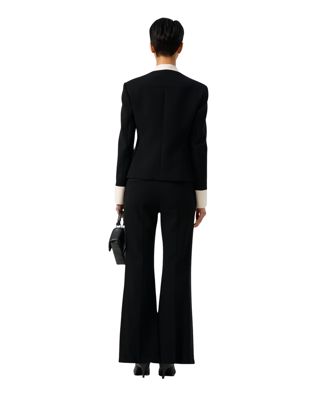 Kimhe Kim - Bi-Color Wool Blend Jacket (Black/Ivory) product image 10 | TRAB K-Fashion Australia