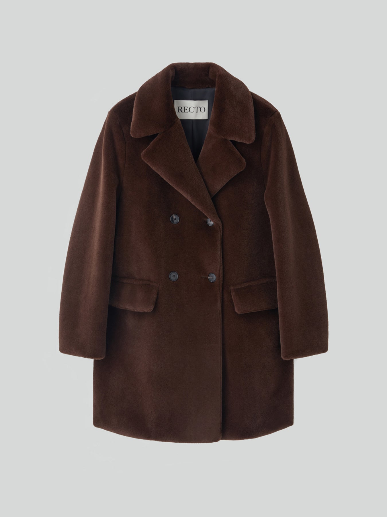 Recto - Grandma Faux Fur Double Coat (Vintage Brown) product image 7 | TRAB K-Fashion Australia
