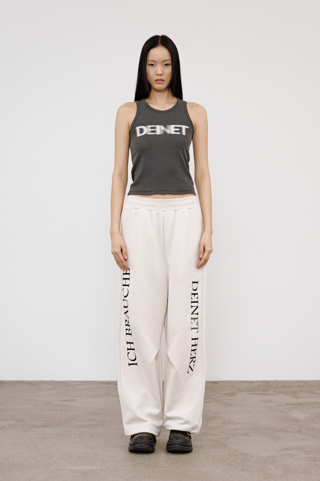Deinet - Graphic Sleeveless (Charcoal) product image 1 | TRAB K-Fashion Australia