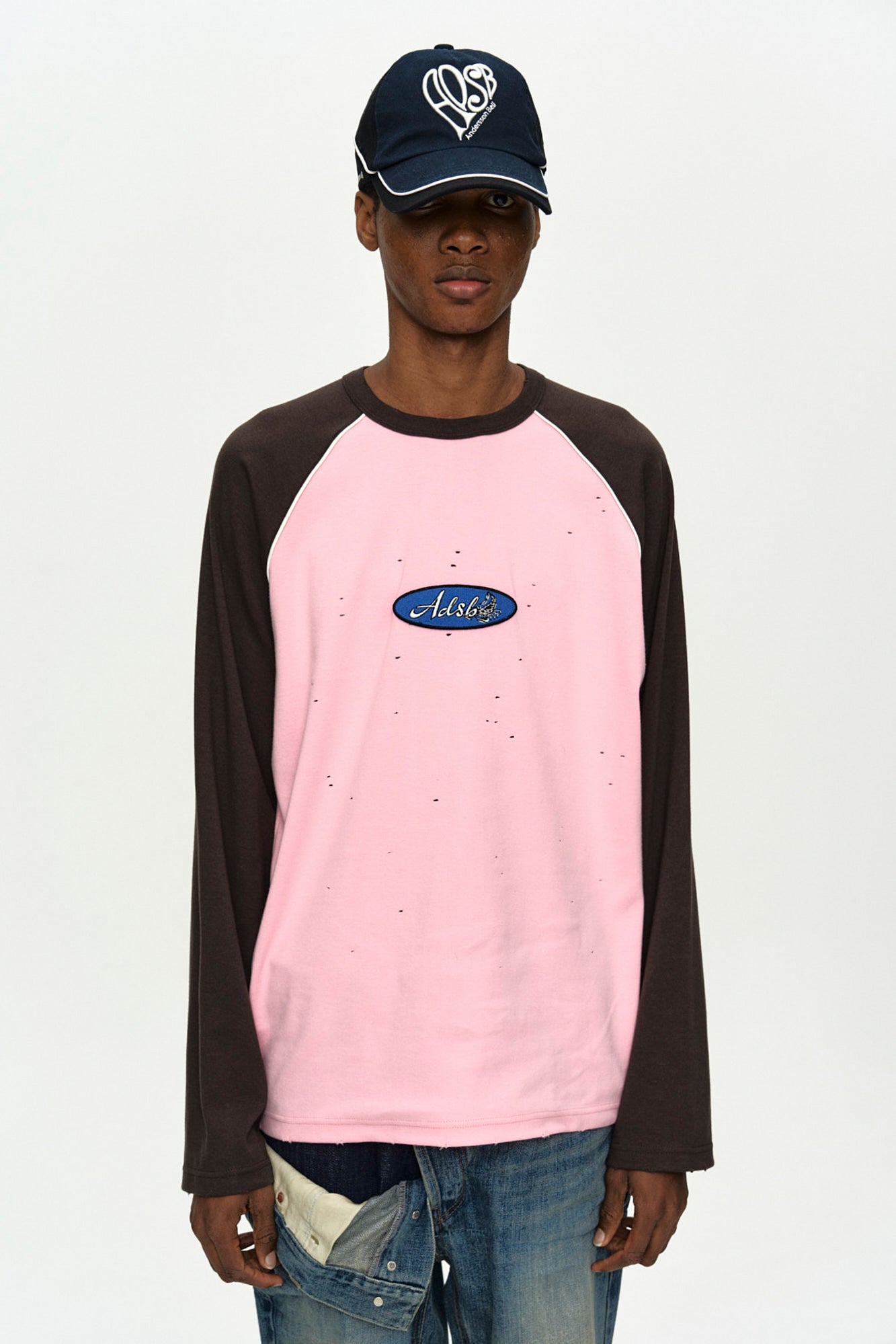 Andersson Bell - (essential) Unisex Heart Logo Embroidery Layered Cap (Essential) product image 6 | TRAB K-Fashion Australia