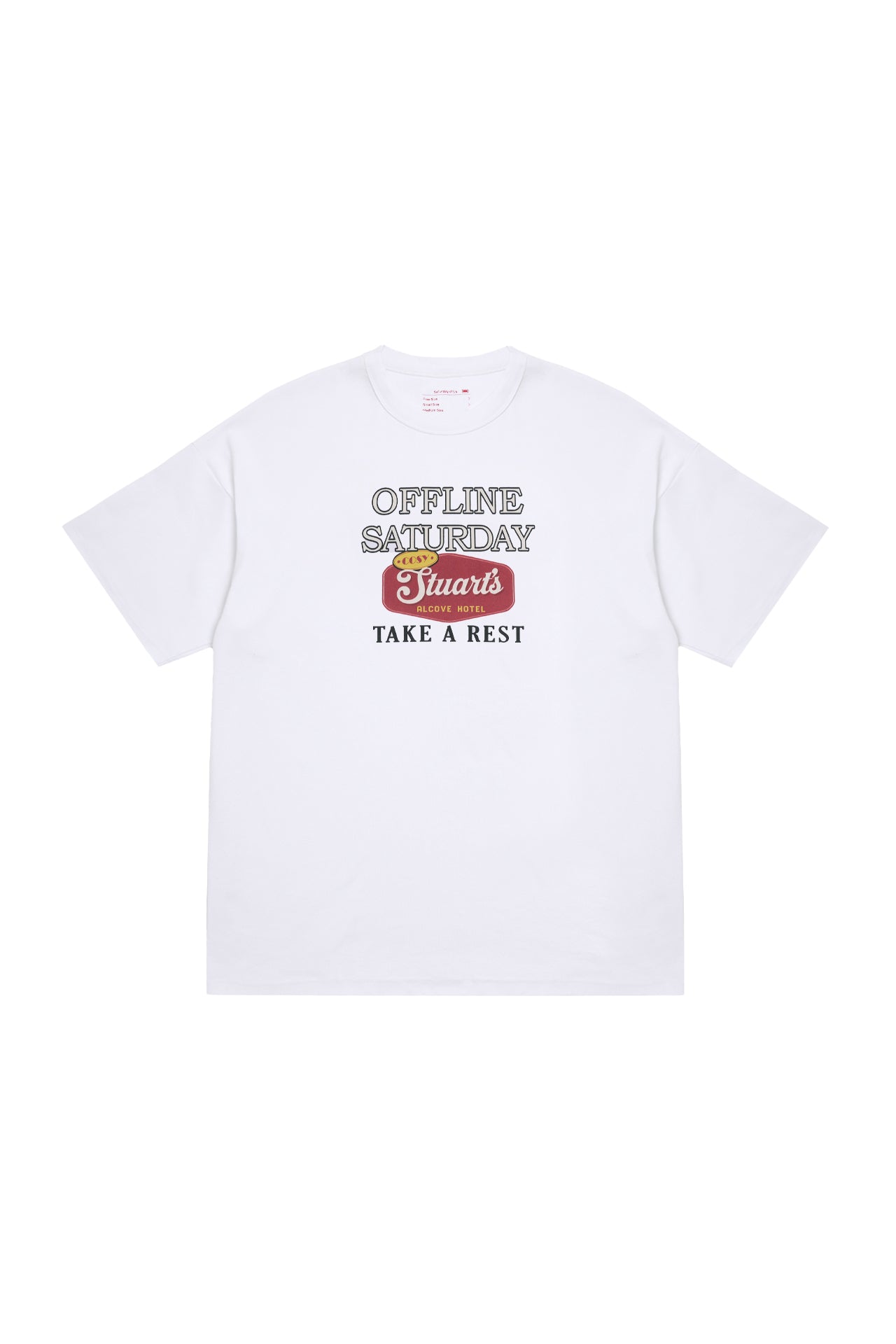 STU - Sign Printing T-Shirt (White) product image 12 | TRAB K-Fashion Australia