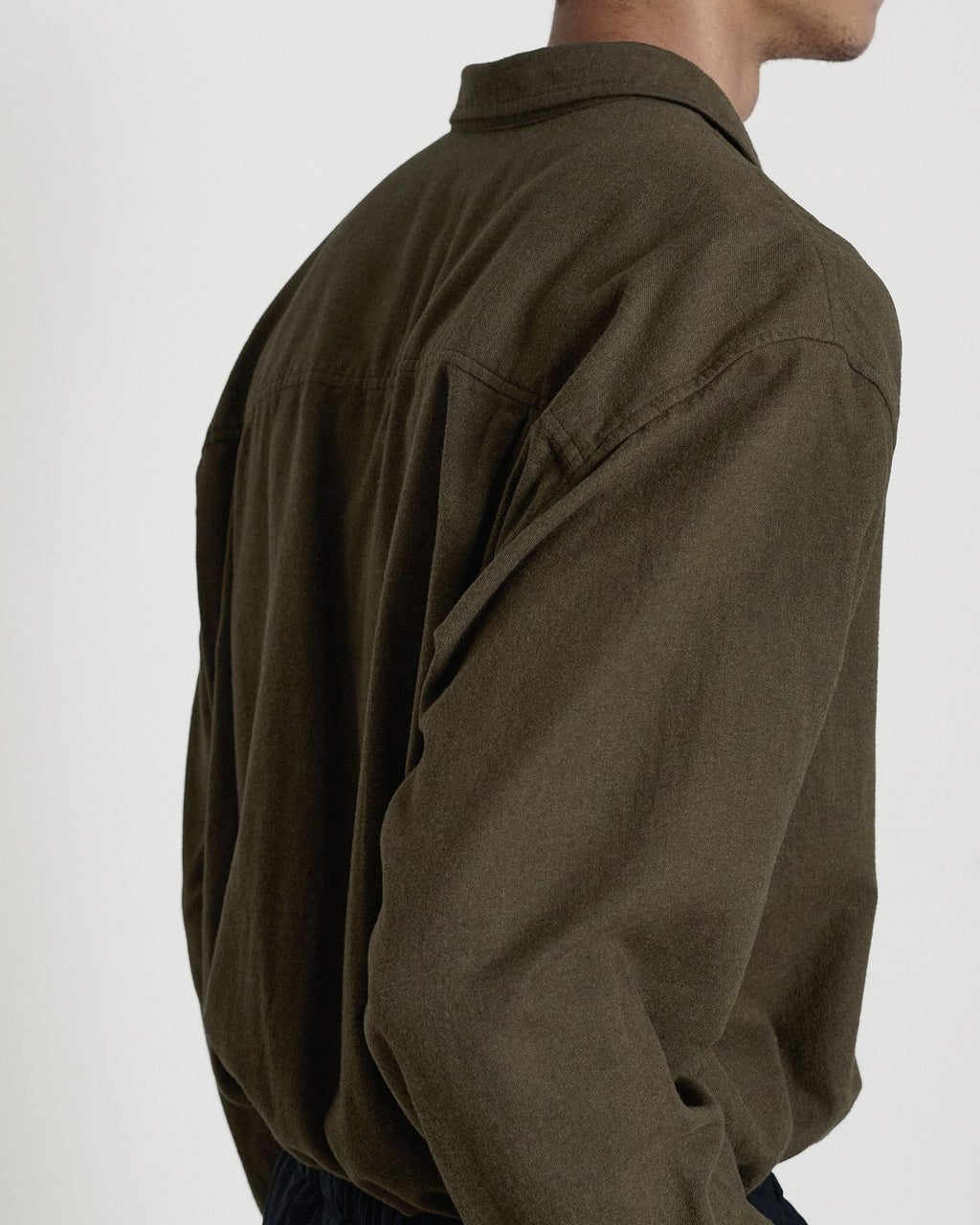 Brownyard - [Pre-Order – Ships September 18] Steady Shirt (Olive) product image 3 | TRAB K-Fashion Australia