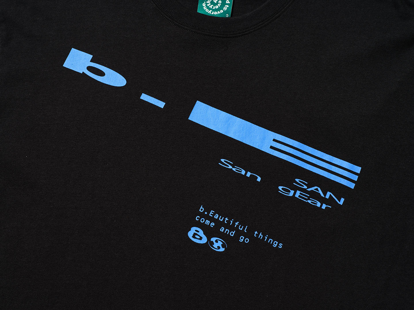 San San Gear - San San X B.E Sprout T-Shirt (Black) product image 6 | TRAB K-Fashion Australia
