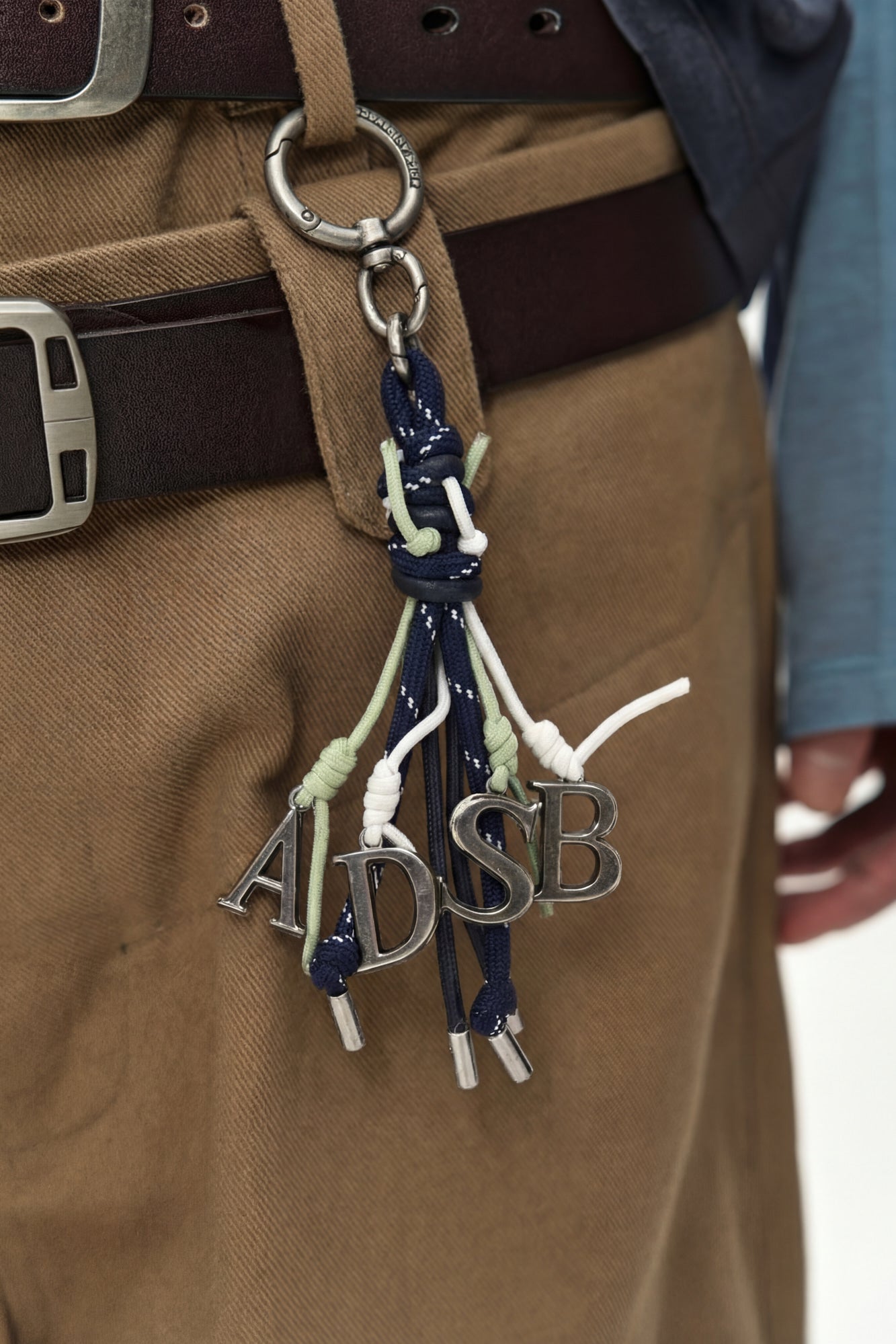 Andersson Bell - Initial Vine Keychain (Navy/Green) product image 3 | TRAB K-Fashion Australia