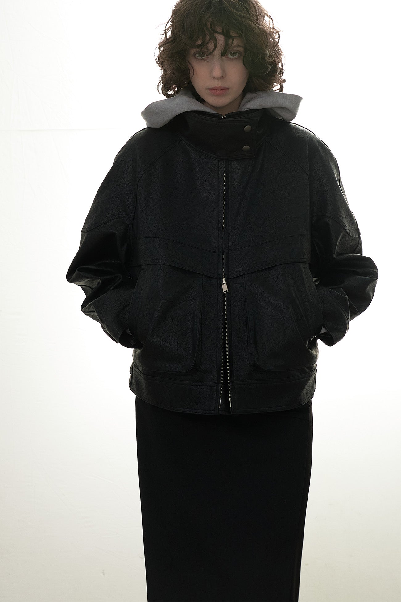 Deinet - Construct Panel Jacket (Black) product image 8 | TRAB K-Fashion Australia