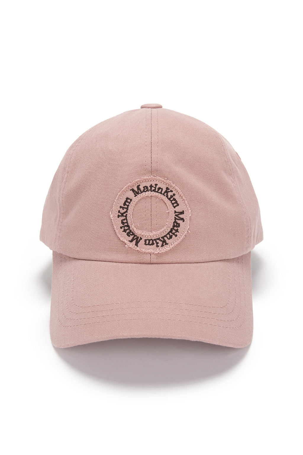 Matin Kim - Applique Circle Logo Ball Cap (Pink) product image 1 | TRAB K-Fashion Australia