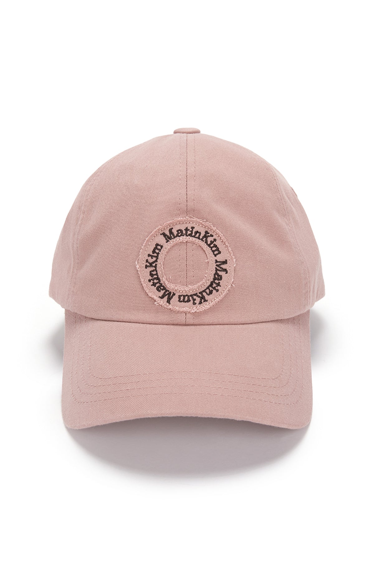 Matin Kim - Applique Circle Logo Ball Cap (Pink) product image 1 | TRAB K-Fashion Australia