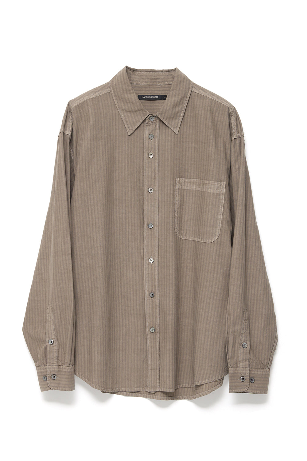 Hatchingroom - Shadow Stripe Shirt (Dusty Orange) product image 1 | TRAB K-Fashion Australia