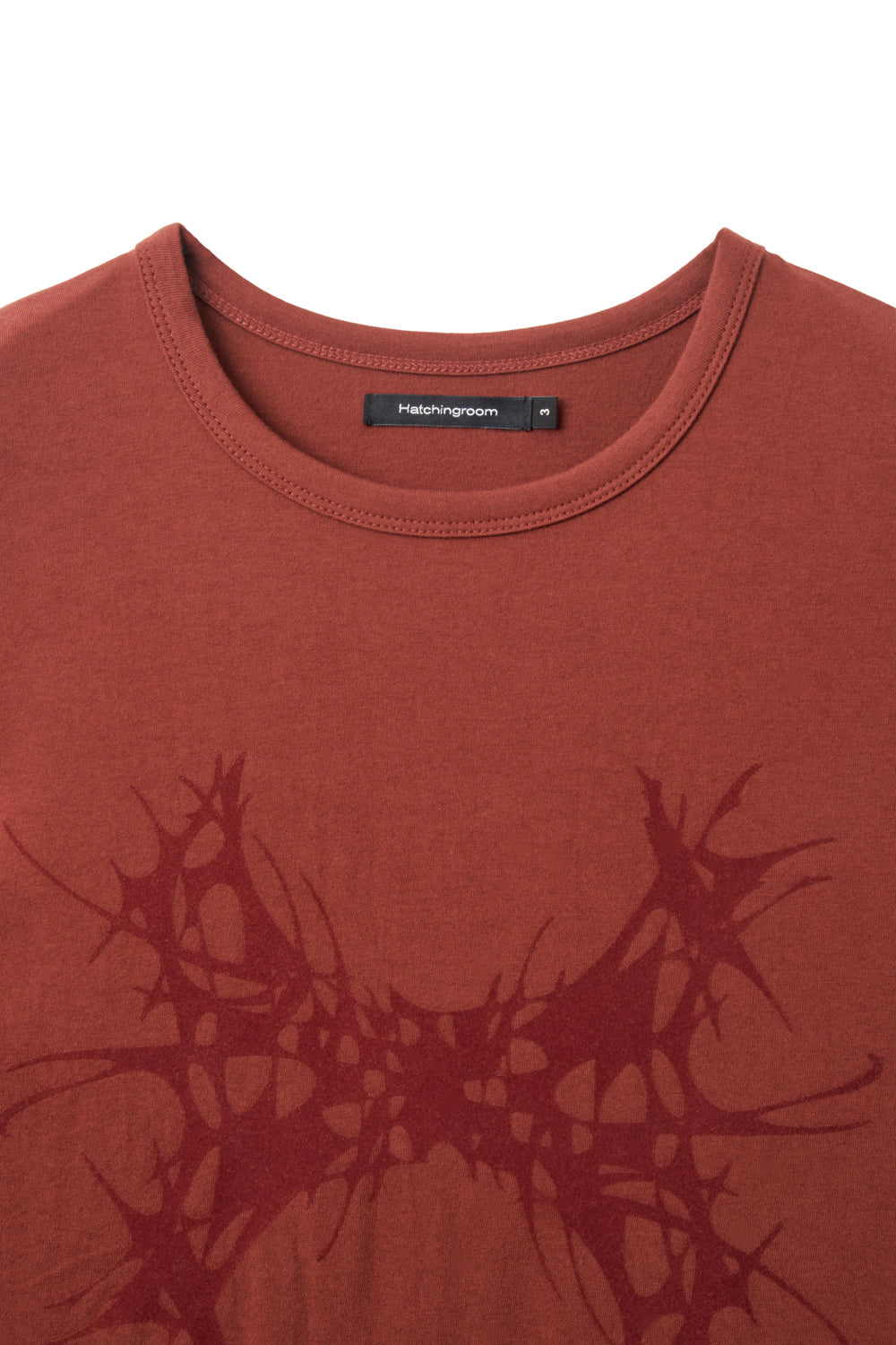 Hatchingroom - Abstract H Tee (Dark Red) product image 3 | TRAB K-Fashion Australia