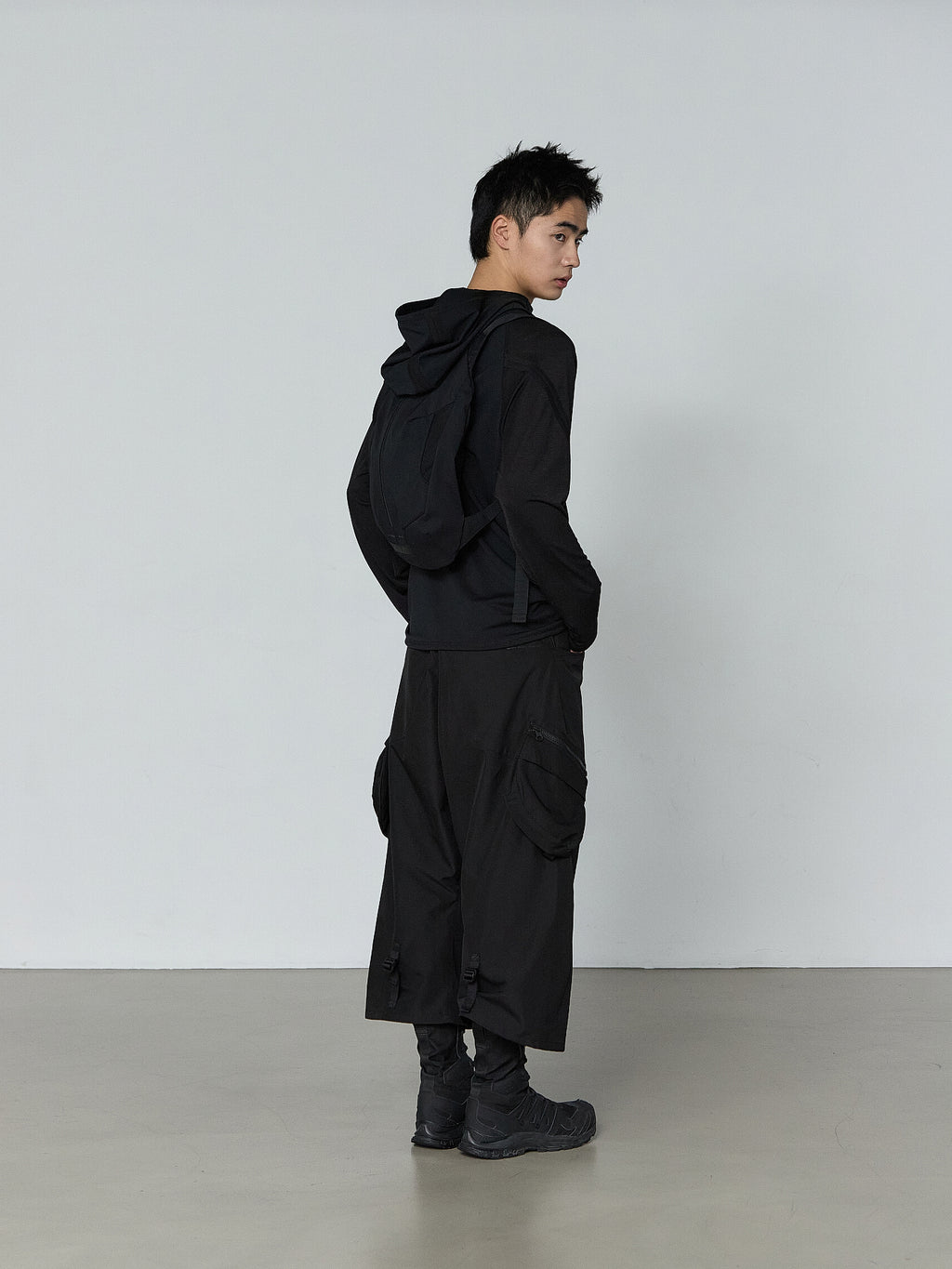 San San Gear - Wave Long Sleeve (Black) product image 3 | TRAB K-Fashion Australia
