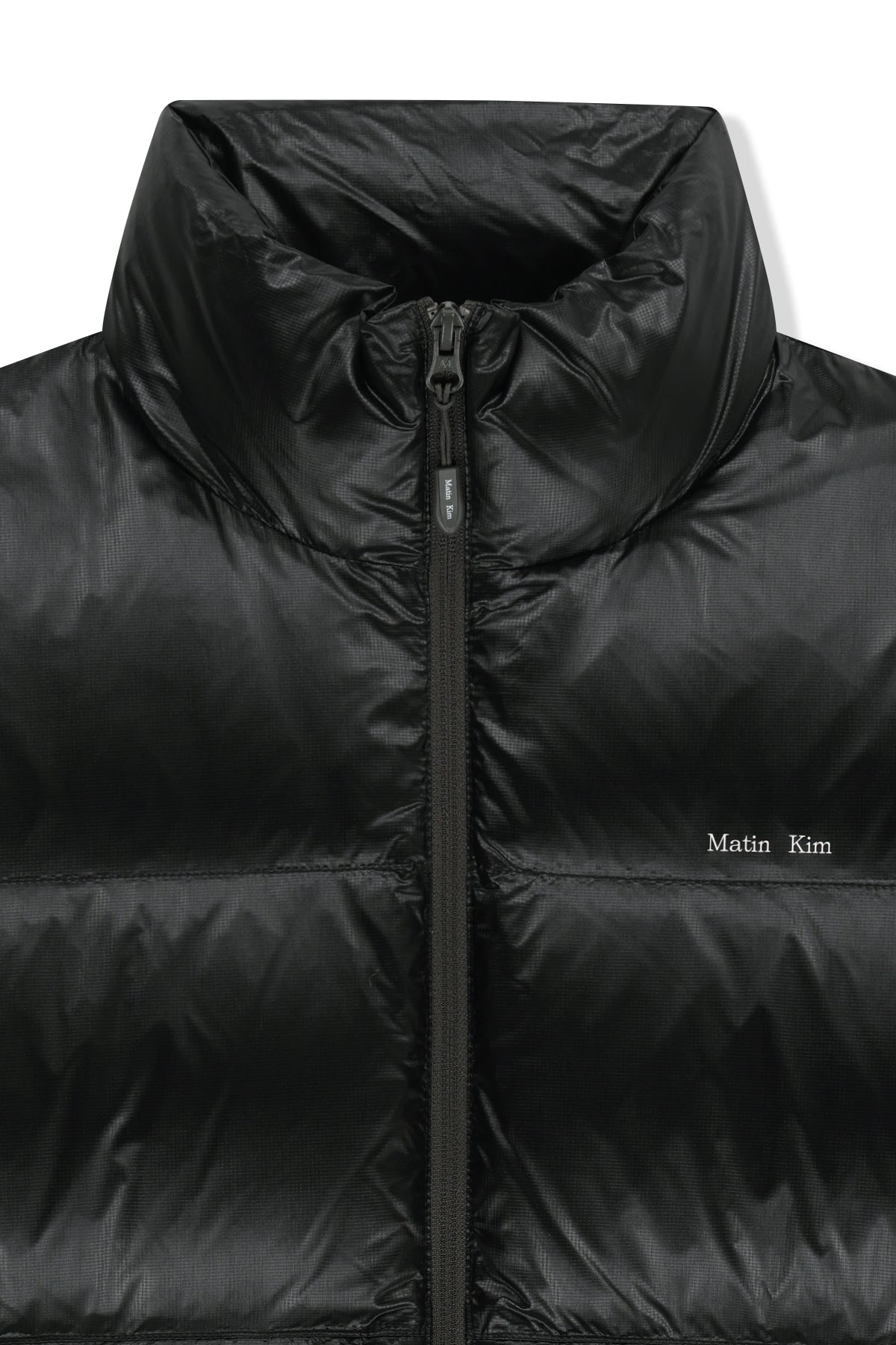 Matin Kim - Icon Logo Down Jumper (Black) product image 4 | TRAB K-Fashion Australia