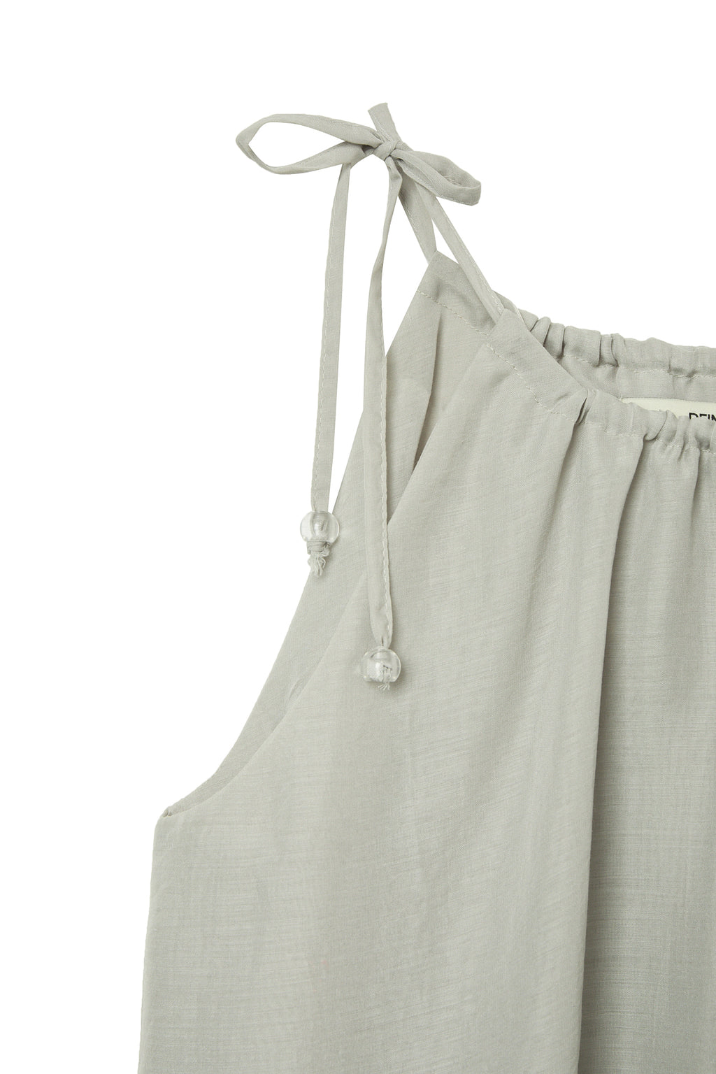 Deinet - Deinet Flare Halter Top (Ash Beige) product image 4 | TRAB K-Fashion Australia