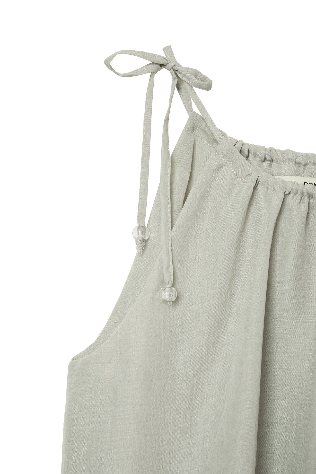 Deinet - Deinet Flare Halter Top (Ash Beige) product image 4 | TRAB K-Fashion Australia