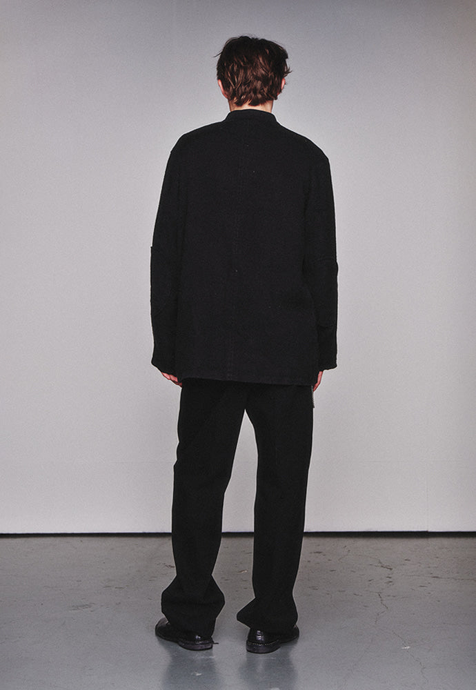 Art if acts - Silk French Forestiere Jacket (Black) product image 3 | TRAB K-Fashion Australia