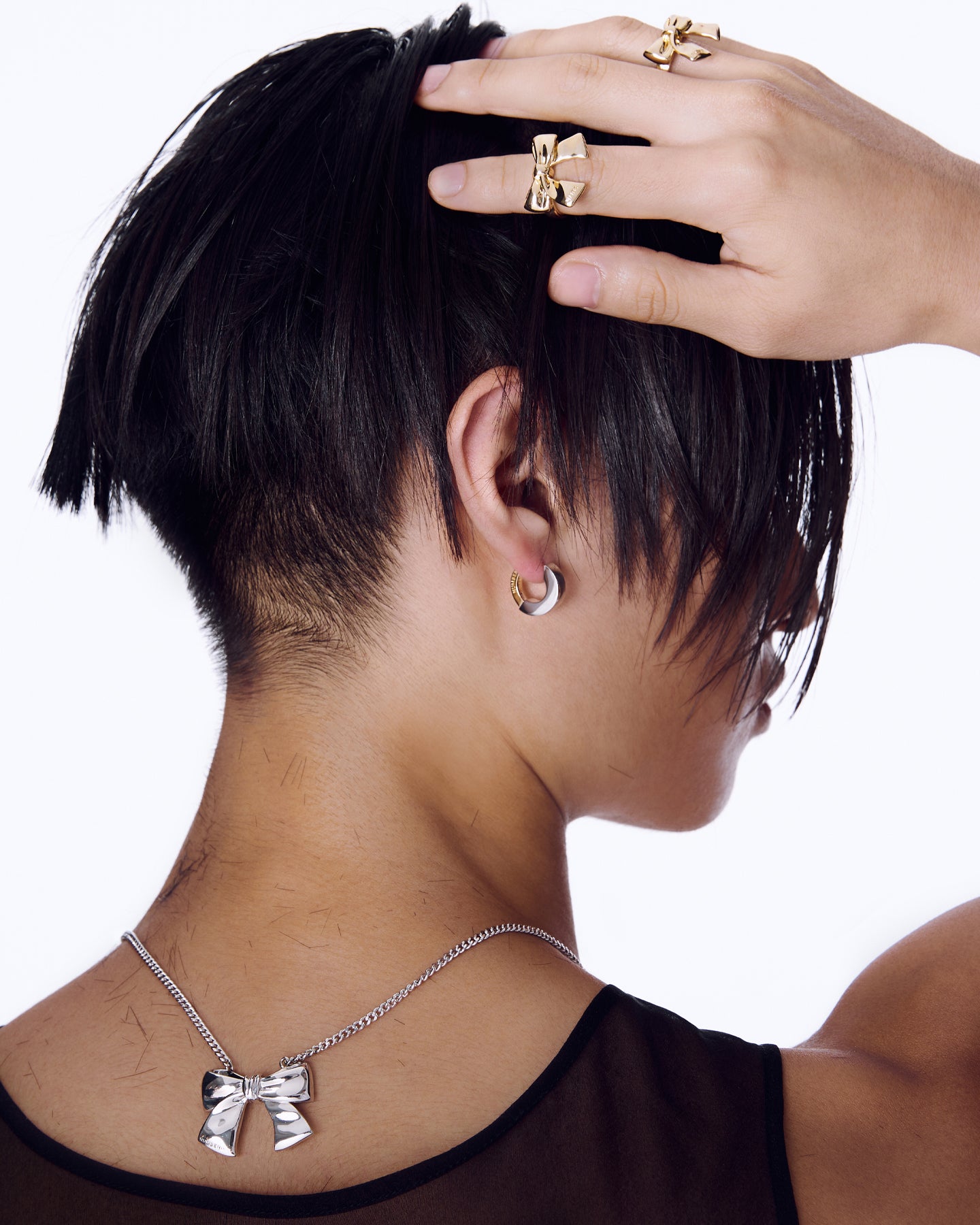 Numbering - Step Combination Earrings #7116 product image 3 | TRAB K-Fashion Australia