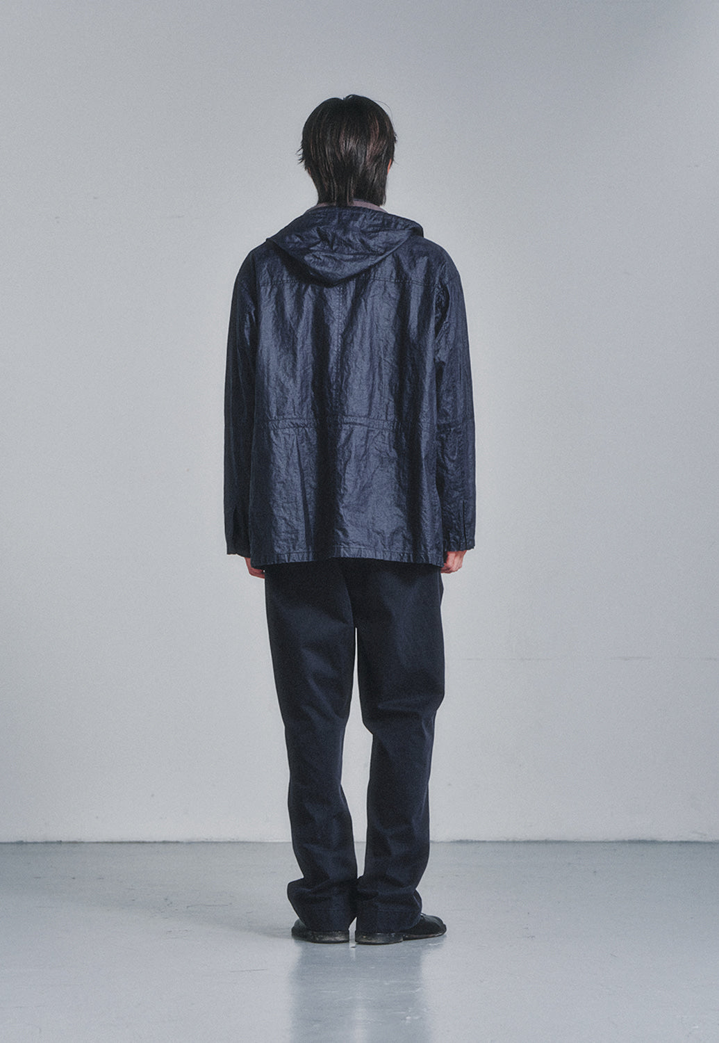 Art if acts - Linen Rain Parka (Navy) product image 4 | TRAB K-Fashion Australia