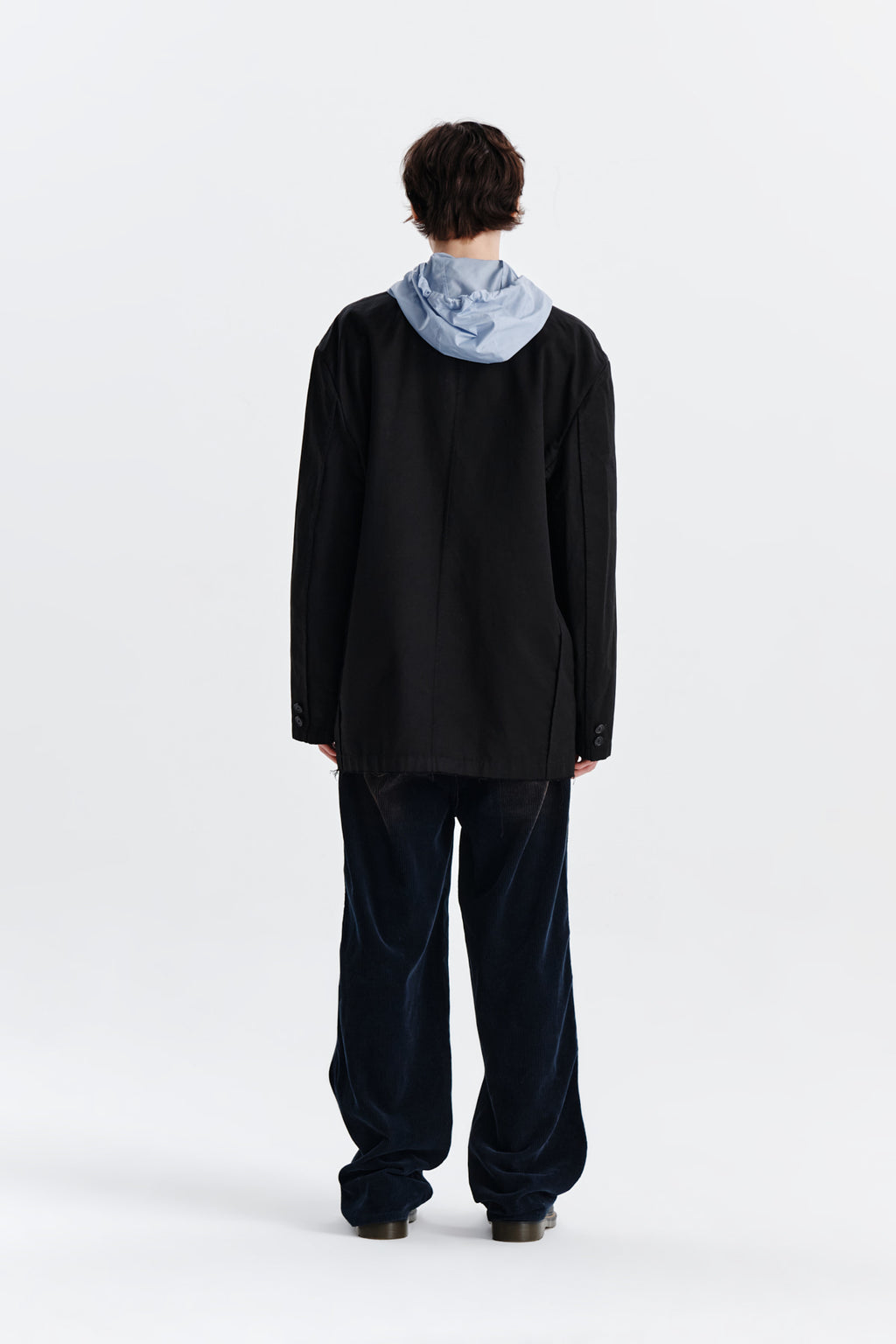 Matin Kim - Washed Corduroy Pants (Navy) product image 7 | TRAB K-Fashion Australia