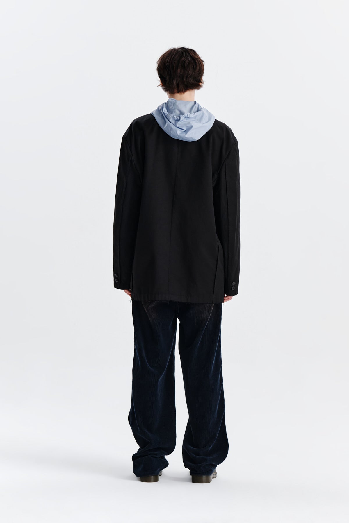 Matin Kim - Washed Corduroy Pants (Navy) product image 7 | TRAB K-Fashion Australia