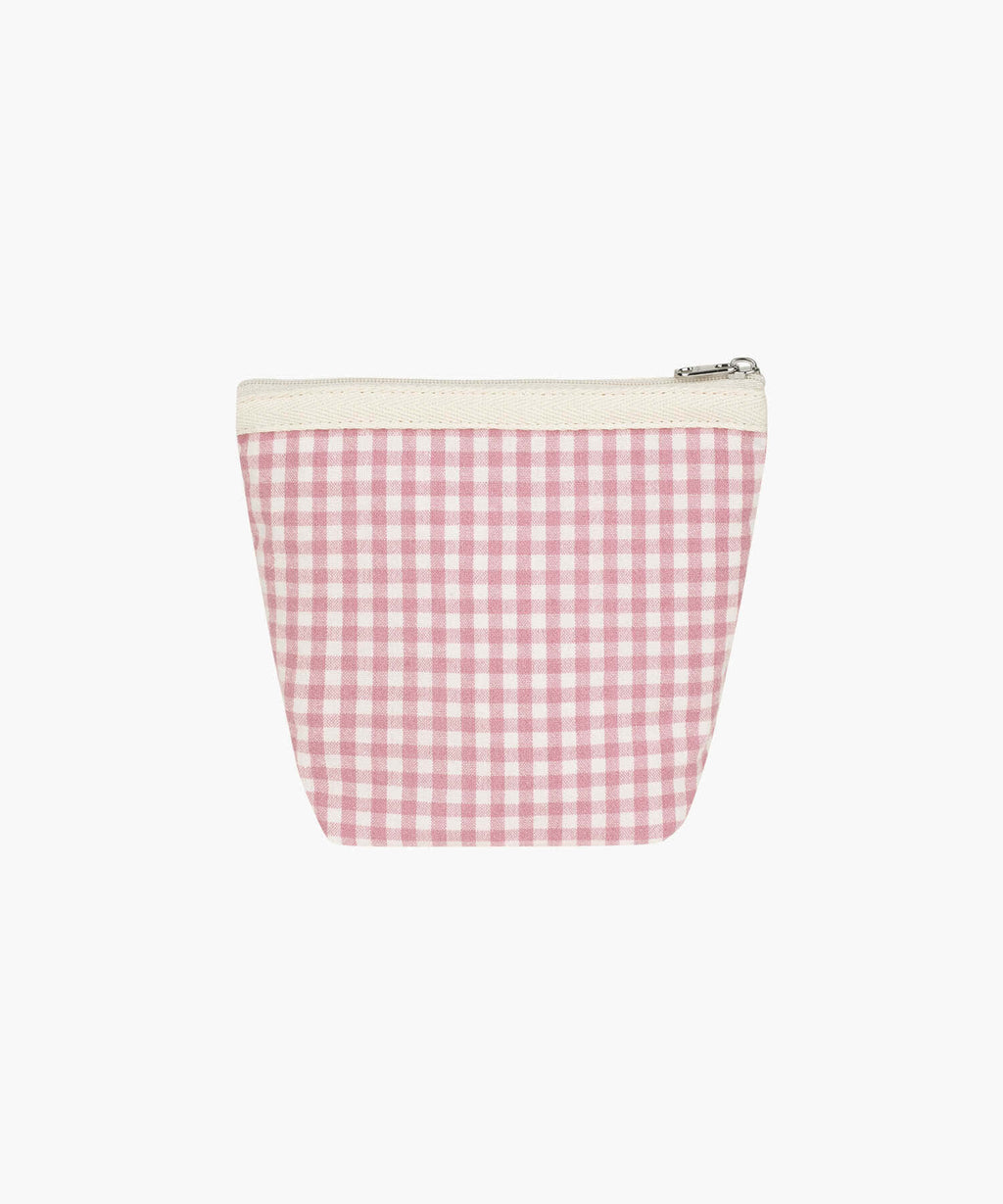 Marithe & Francois Girbaud - Classic Logo Check Pouch (Pink) product image 3 | TRAB K-Fashion Australia