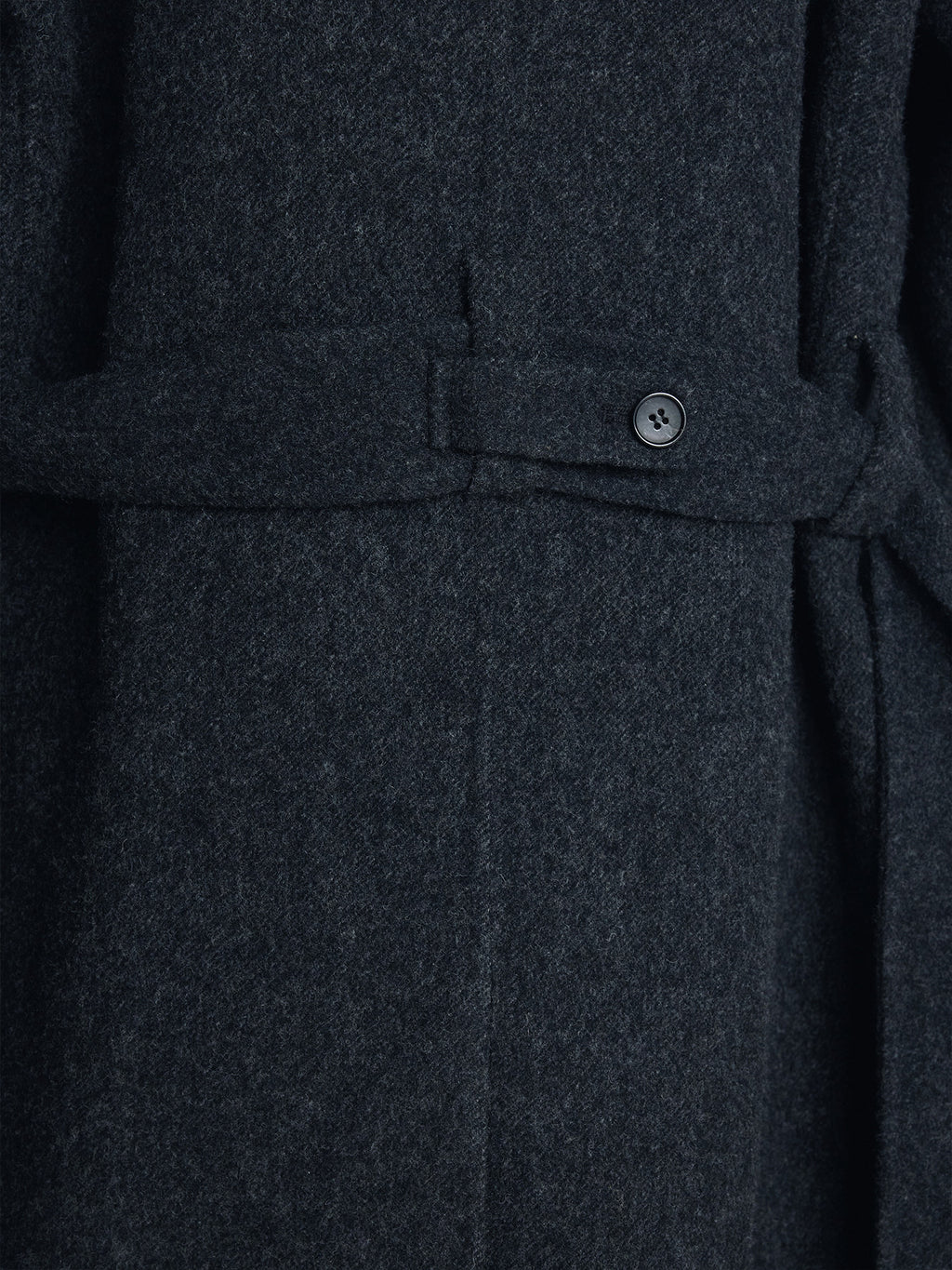 Tonywack - Hand-Made Wool Belted Double Coat (Melange Charcoal) product image 9 | TRAB K-Fashion Australia