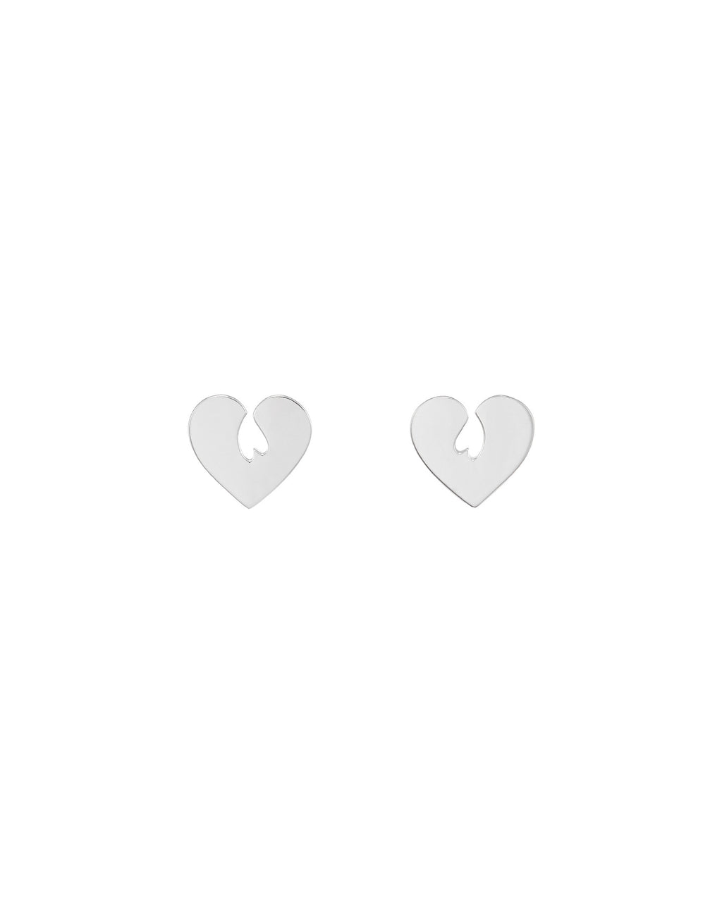 Numbering - Heart Stud Earrings #8316 product image 8 | TRAB K-Fashion Australia