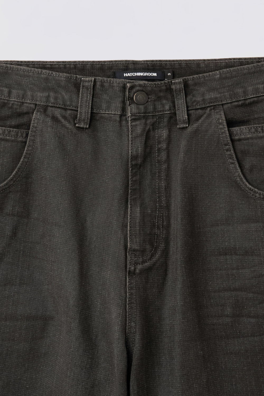 Hatchingroom - VTG Waxed Jeans (Charcoal) product image 3 | TRAB K-Fashion Australia