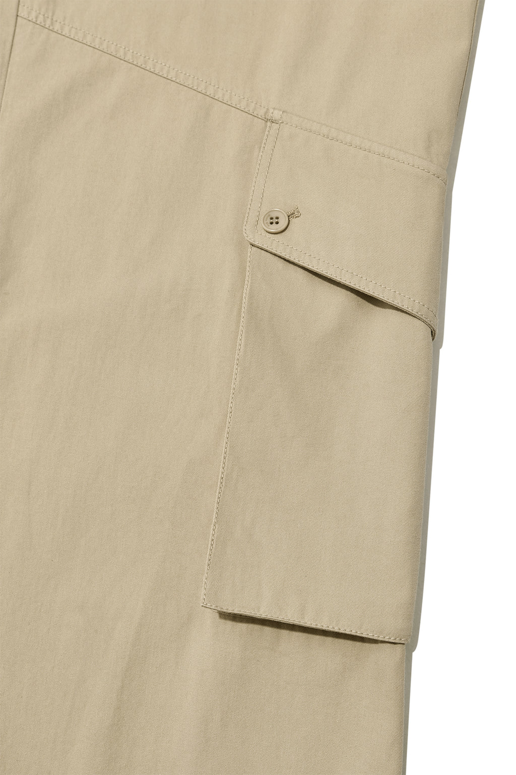 Matin Kim - Out Pocket Cotton Cargo Pants (Dark Beige) product image 5 | TRAB K-Fashion Australia