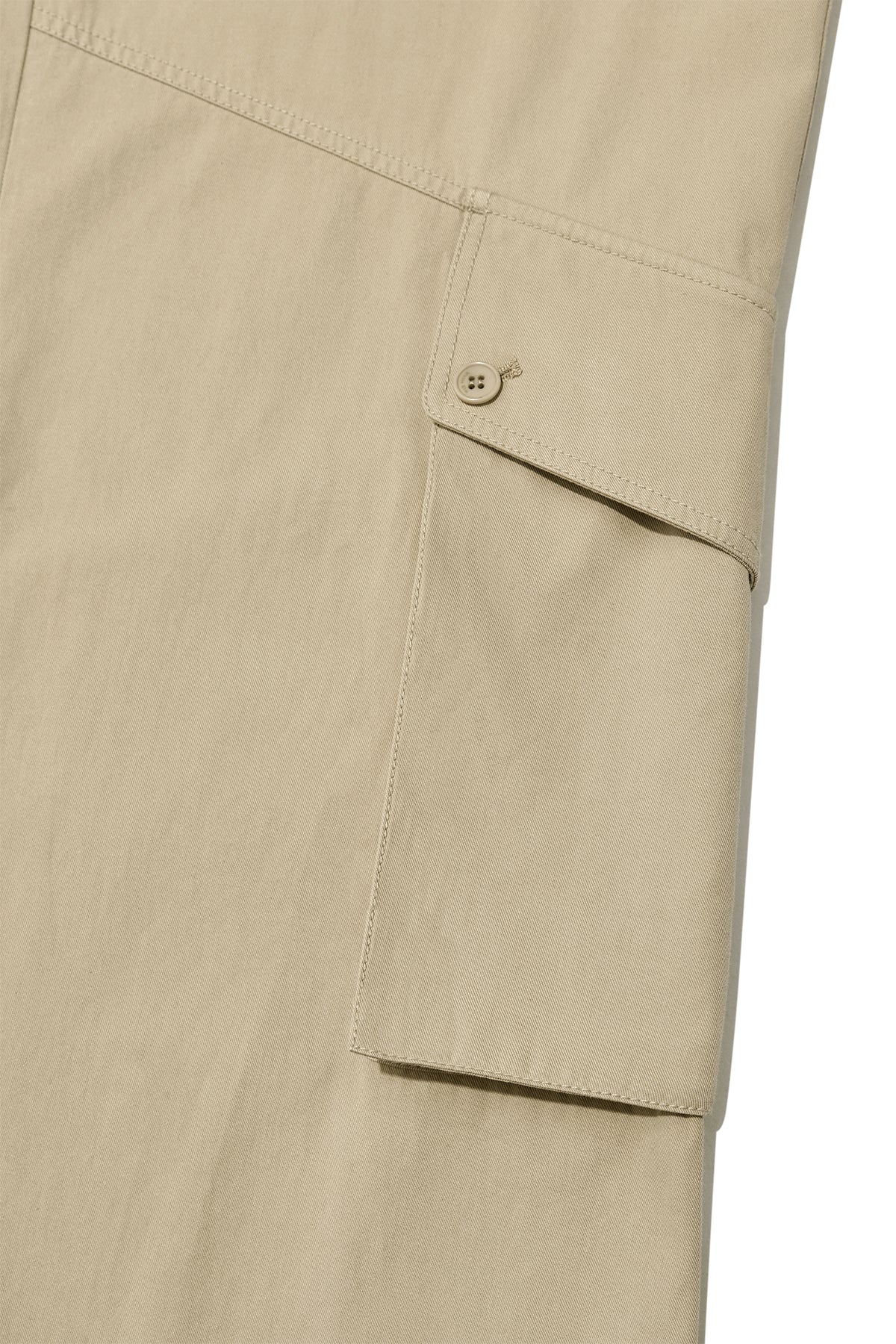Matin Kim - Out Pocket Cotton Cargo Pants (Dark Beige) product image 5 | TRAB K-Fashion Australia