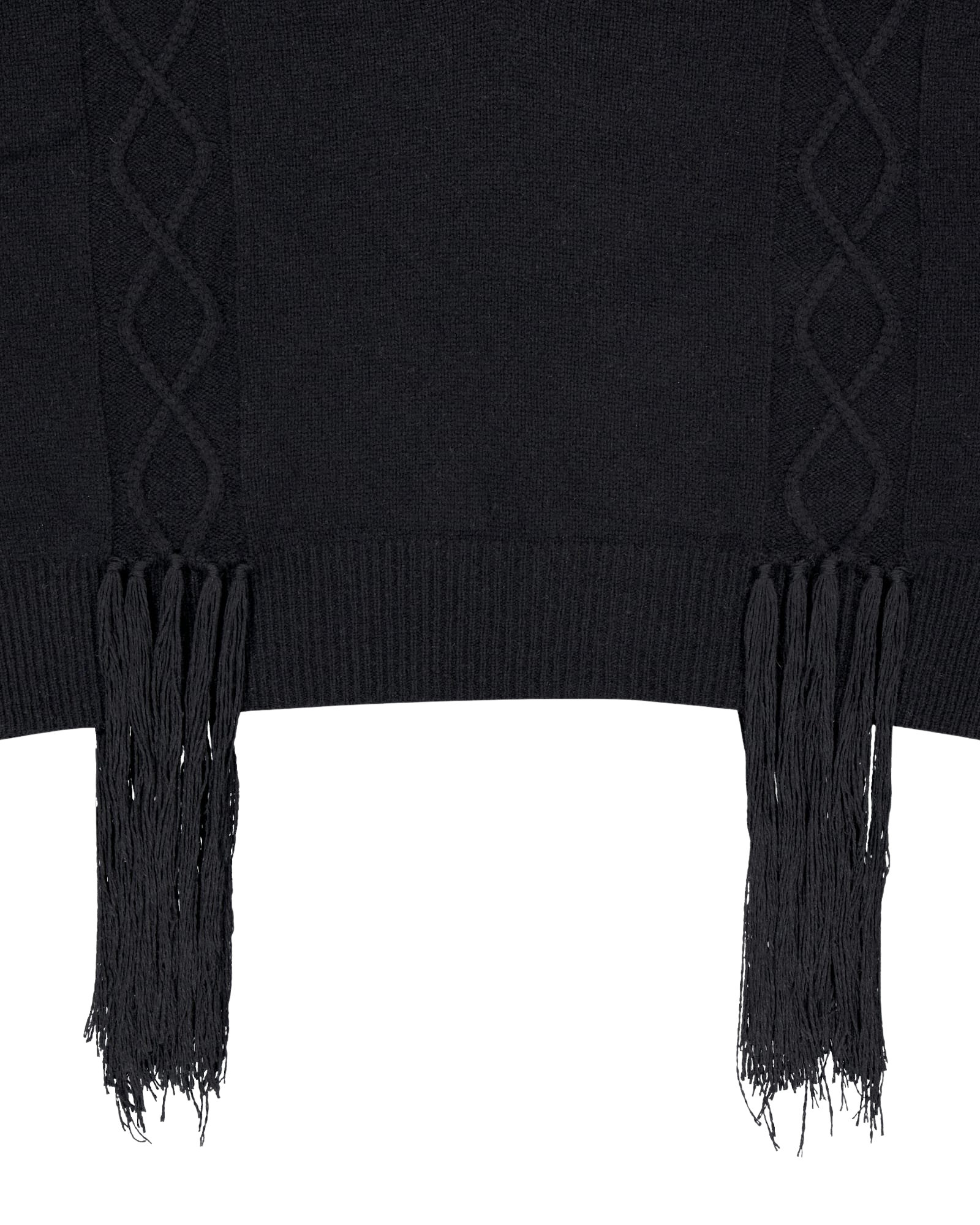 Kimhe Kim - Fringed Knit Vest (Black) product image 24 | TRAB K-Fashion Australia