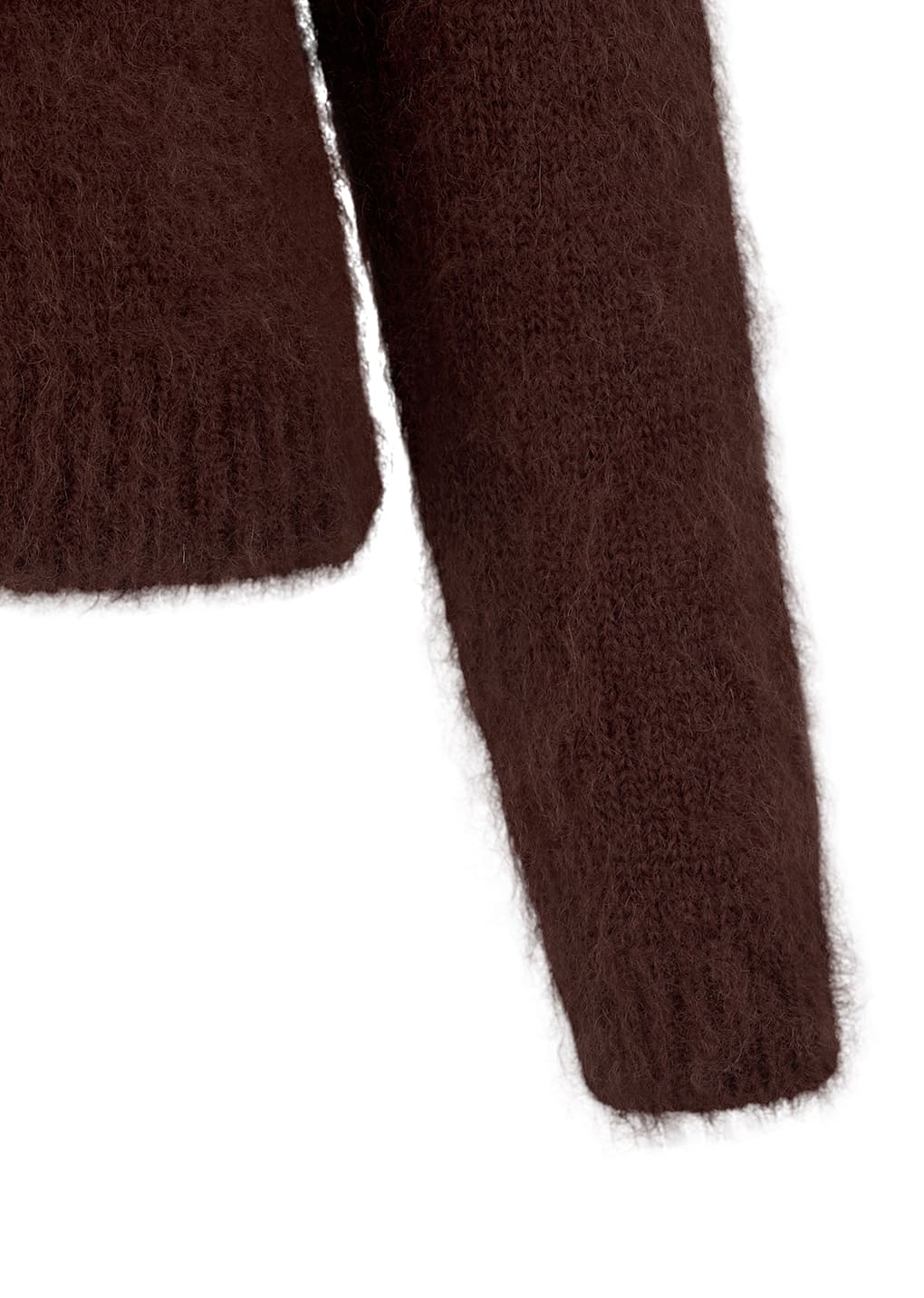 Amomento - mohair bulky cardigan (Brown) product image 11 | TRAB K-Fashion Australia