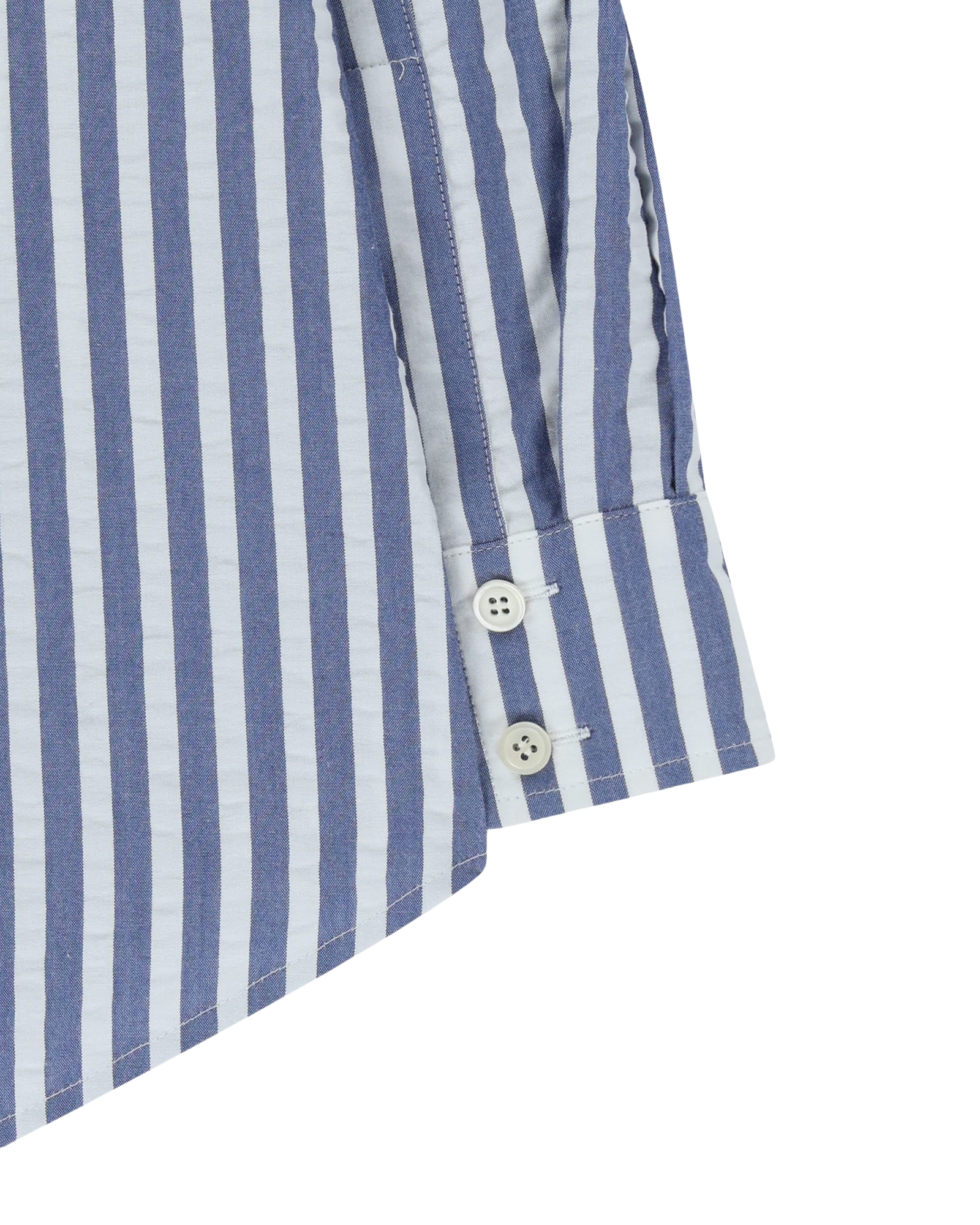 Kimhe Kim - Stripped Label Shirt (Blue) product image 13 | TRAB K-Fashion Australia