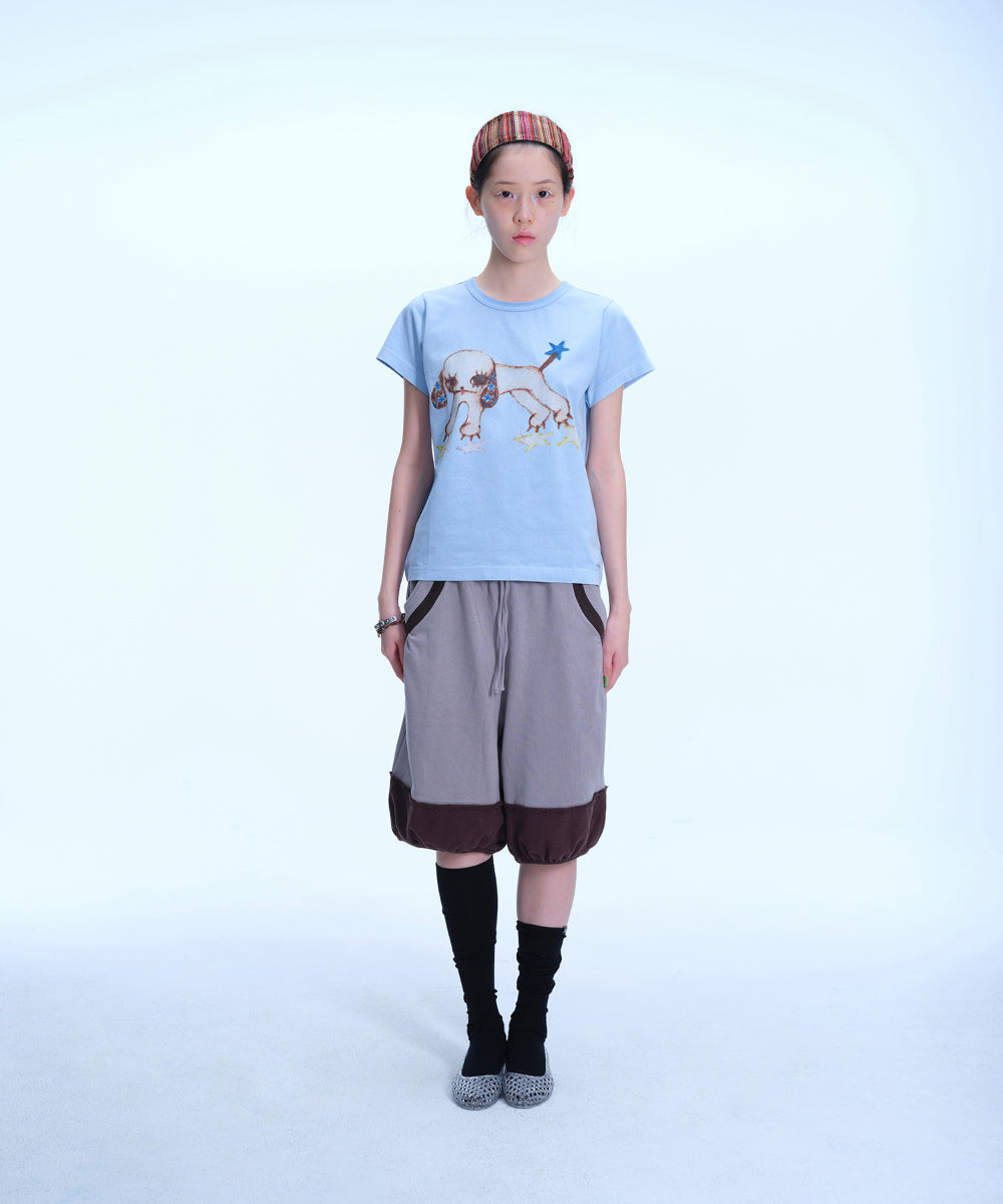 Coyseio - Pumpkin Sweat Shorts (Grey) product image 9 | TRAB K-Fashion Australia