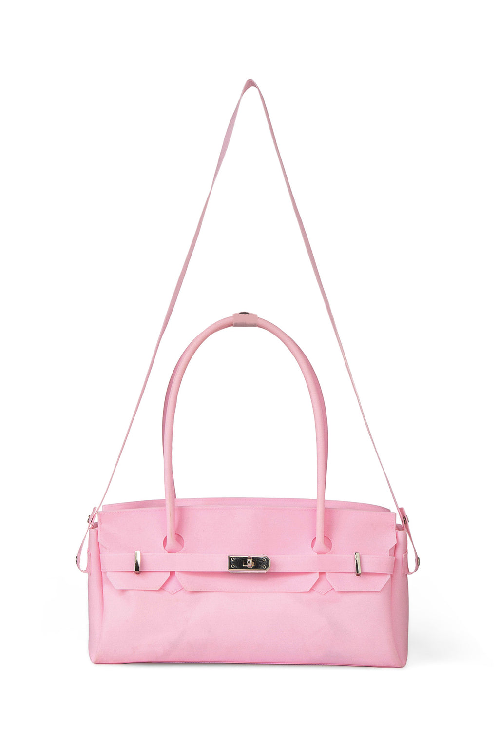 Deinet - [free Card Wallet] Jelly Two-Way Bag (Pink) product image 4 | TRAB K-Fashion Australia