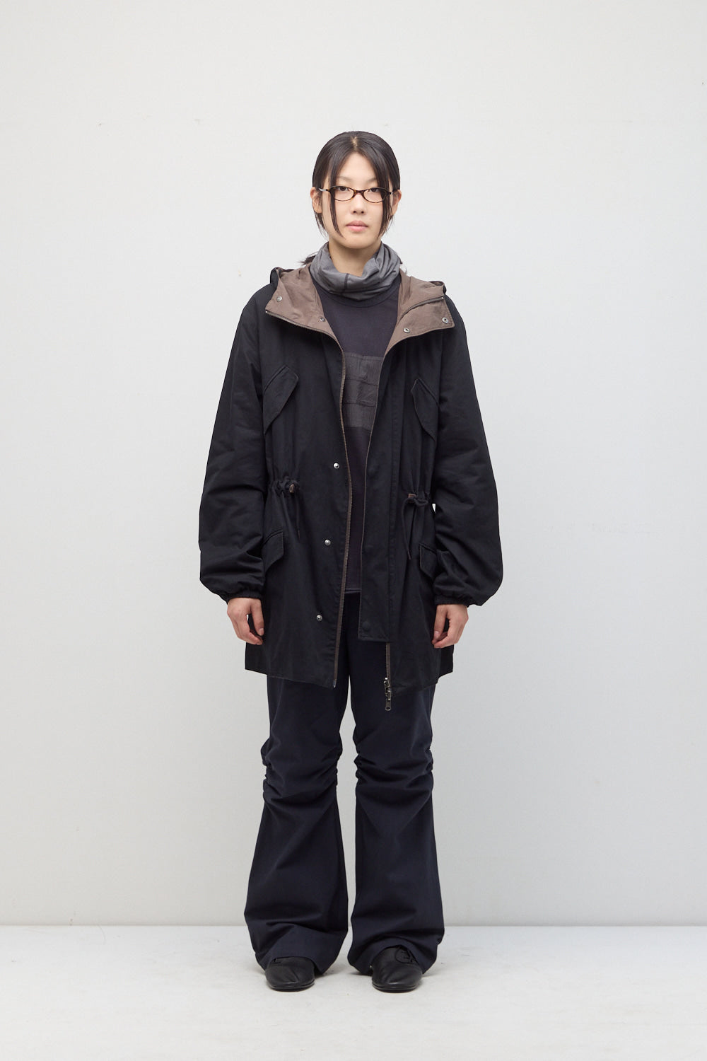 Hatchingroom - Reversible Parka (Black/Mud Brown) product image 3 | TRAB K-Fashion Australia