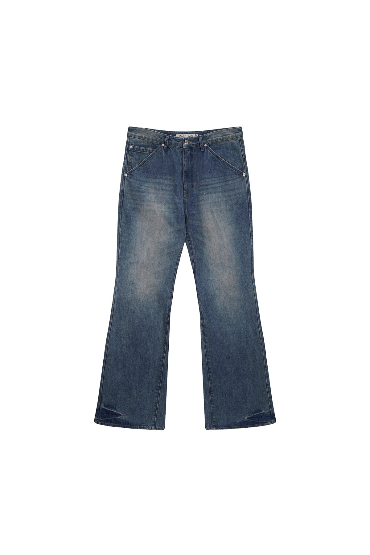 Matin Kim - Lowrise Boots Cut Denim Pants (Light Blue) product image 1 | TRAB K-Fashion Australia