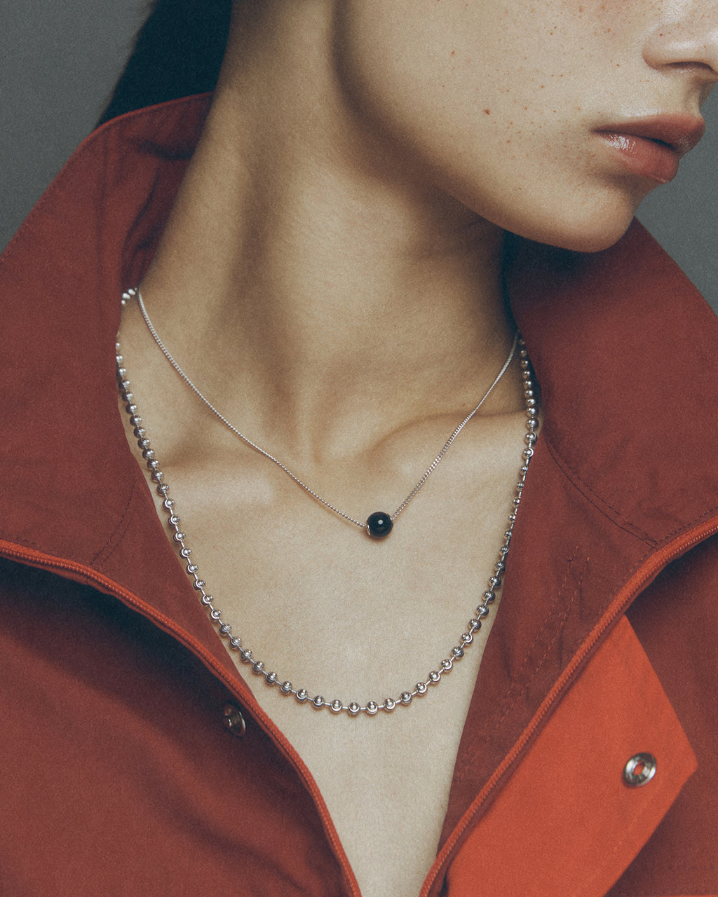 Numbering - Cutting Ball Chain Necklace #5832 product image 2 | TRAB K-Fashion Australia