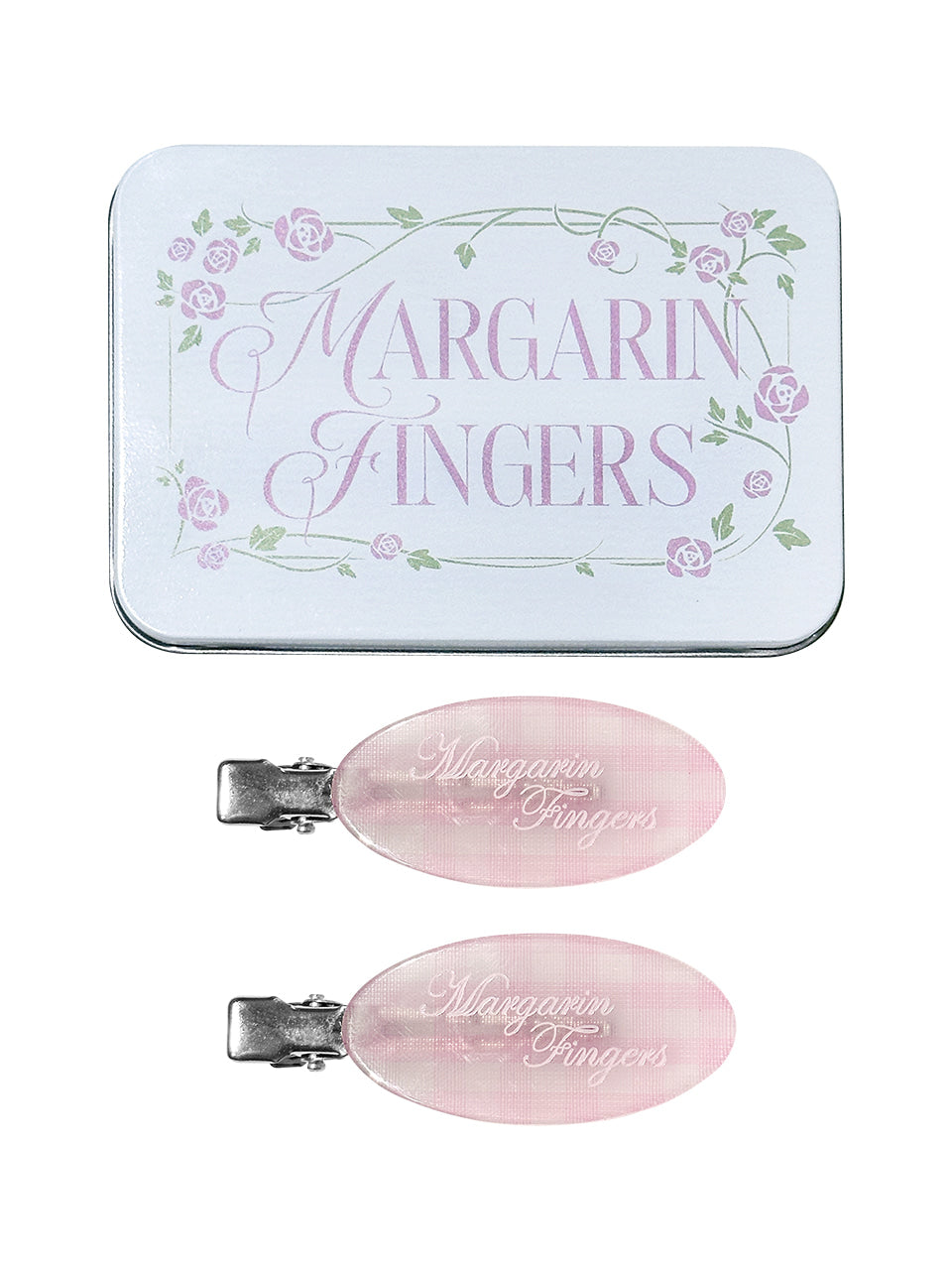 Margarin Fingers - Hair Pin Tin Case Set (Light Pink) product image 2 | TRAB K-Fashion Australia