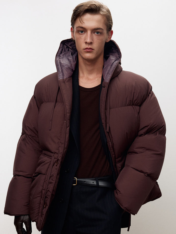 Tonywack - Super Light Down Puffer Jacket (Pale Burgundy) product image 1 | TRAB K-Fashion Australia
