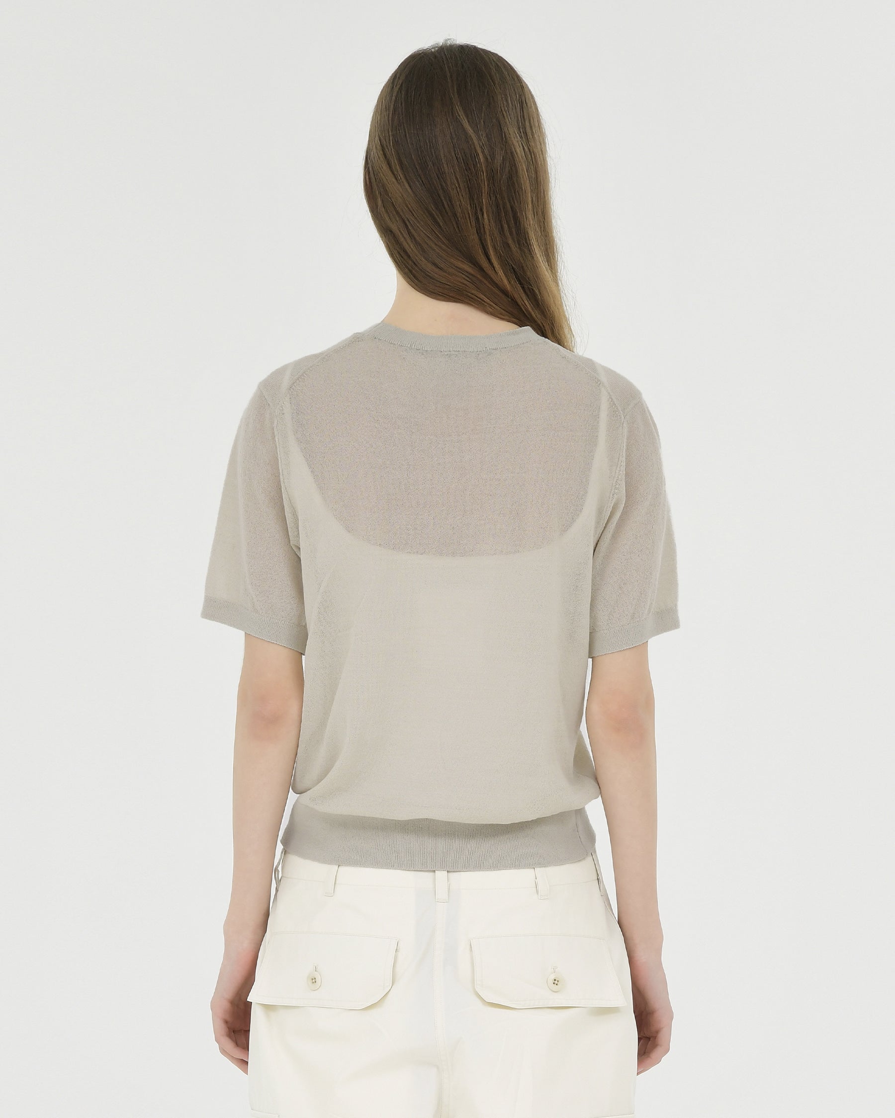 Brownyard - Essential Half Knit (Beige) product image 2 | TRAB K-Fashion Australia